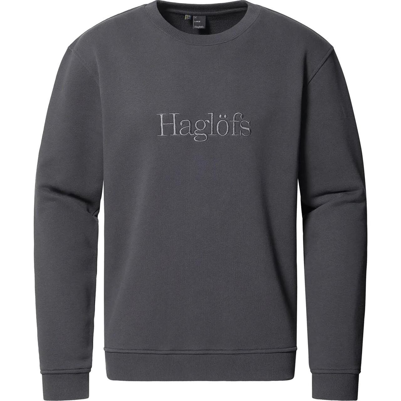 Haglöfs Mens Haglöfs Crewneck (Sort (TRUE BLACK) Small)