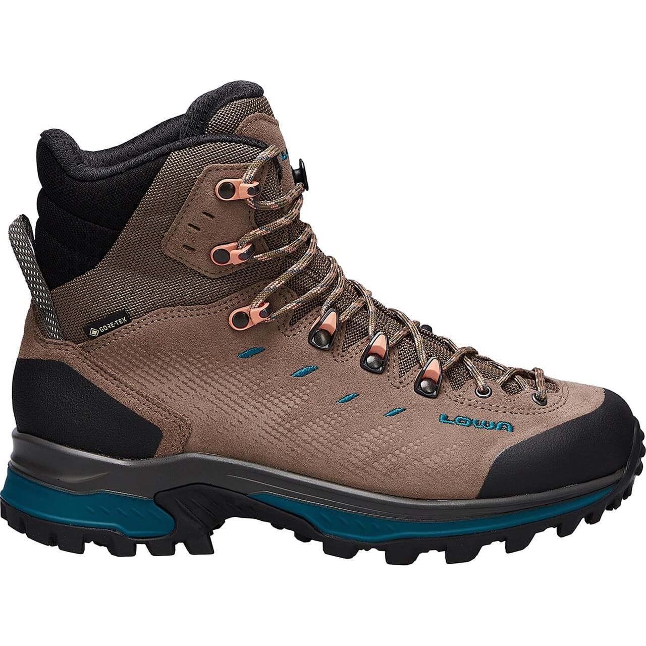 Lowa Womens Randir GTX Mid (Brun (STONE/PETROL) 38)