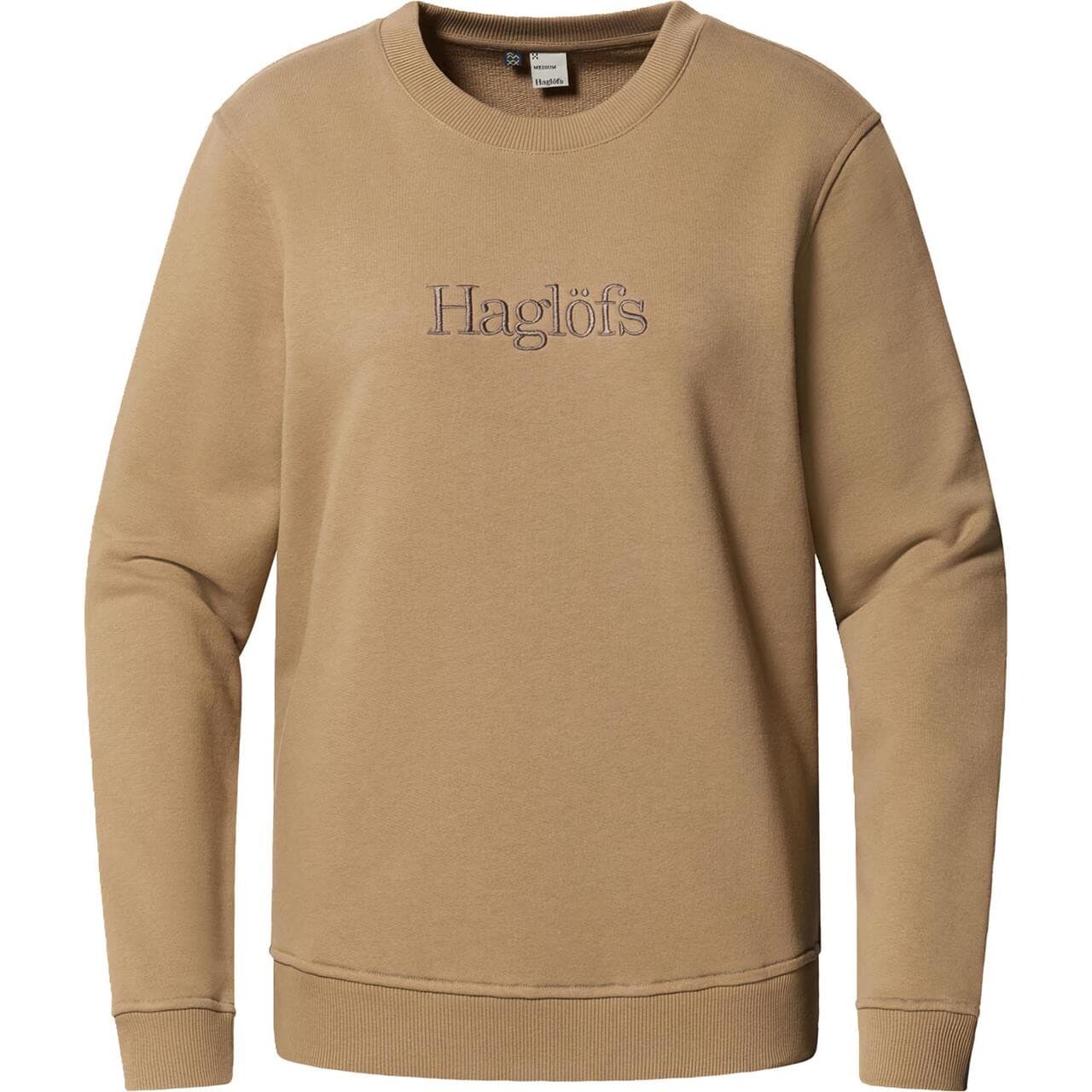 Haglöfs Womens Haglöfs Crewneck (Brun (OAK BROWN) X-small)