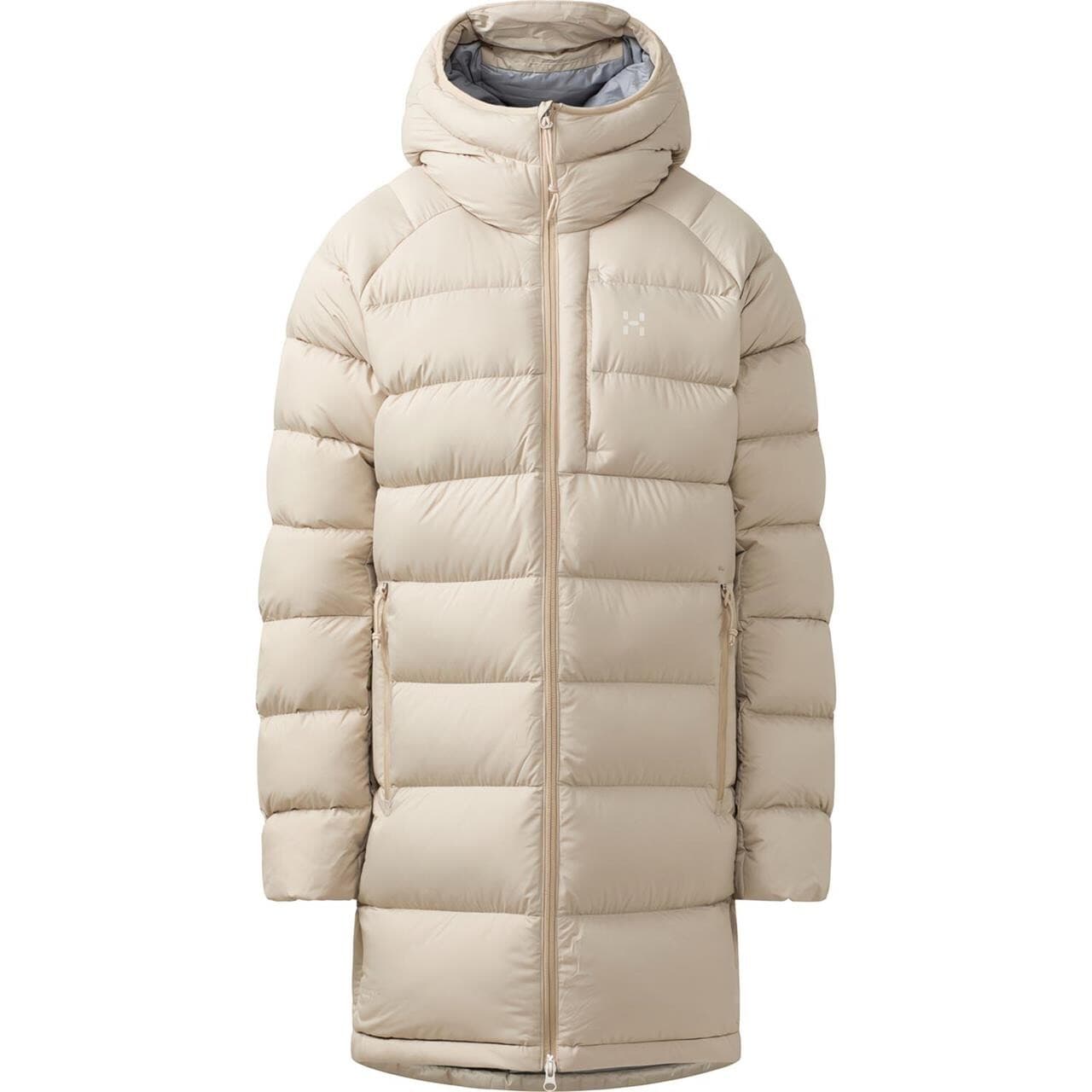 Haglöfs Womens Rosson Down Parka (Beige (CHALK BEIGE) Medium)