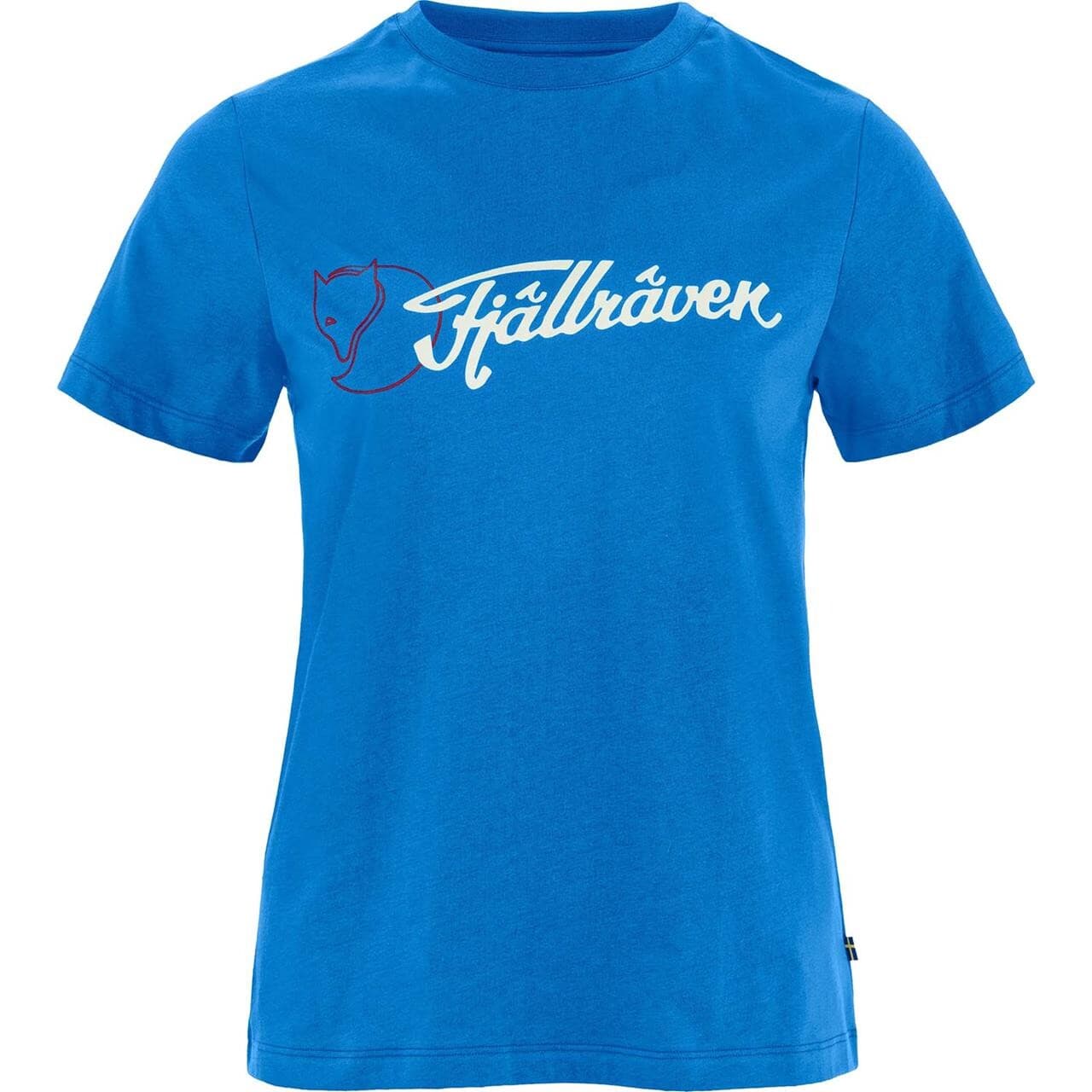 Fjällräven Womens Archive Logo T-shirt (Blå (UN BLUE/525) Large)