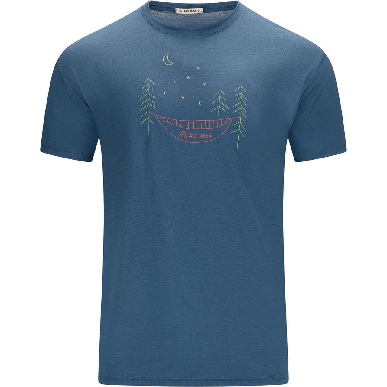 Aclima Mens LightWool 140 Tee Forest (Blå (BLUE FUSION) X-large)