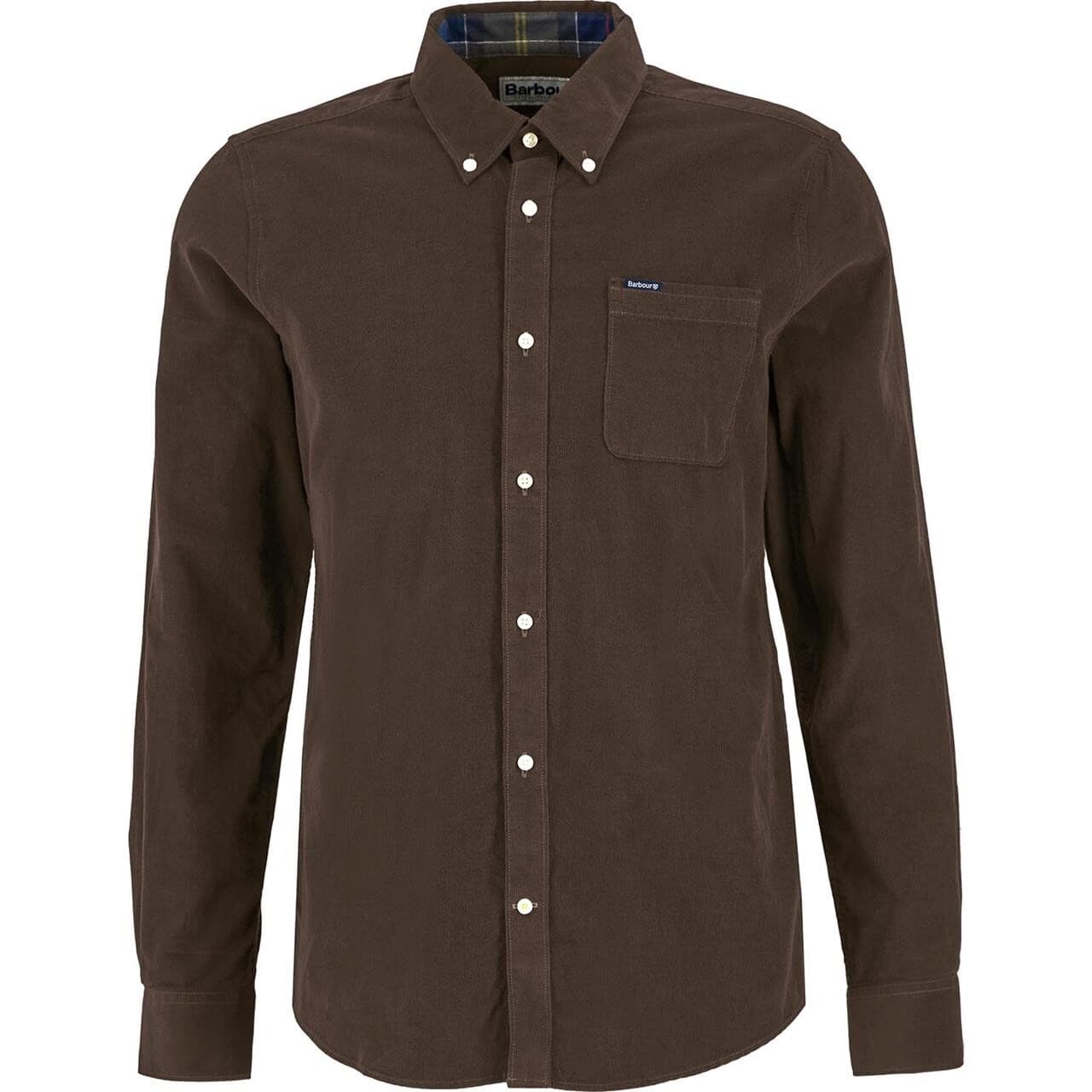 Barbour Mens Ramsey Tailored Cord Shirt (Brun (BROWN) X-large)