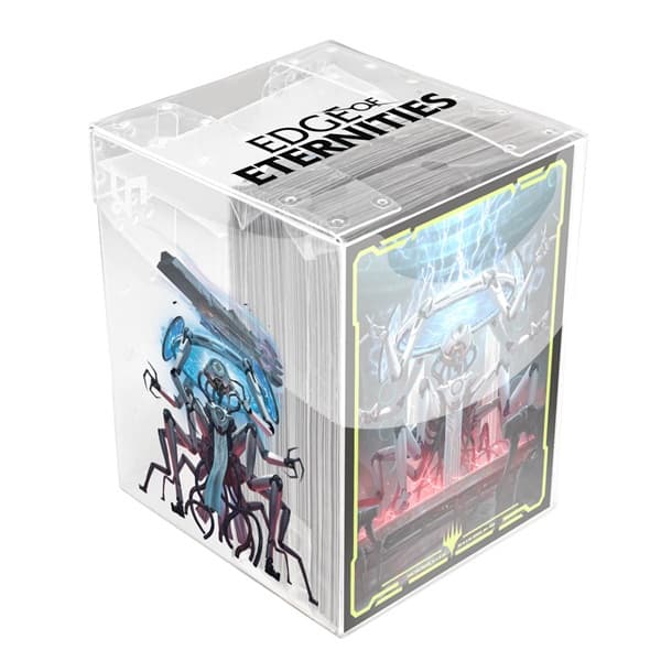 100 Lommer! Magic Edge of Eternities Commander: A - Matte Deck Protector Sleeves in Clear Box - Ultra Pro #38852