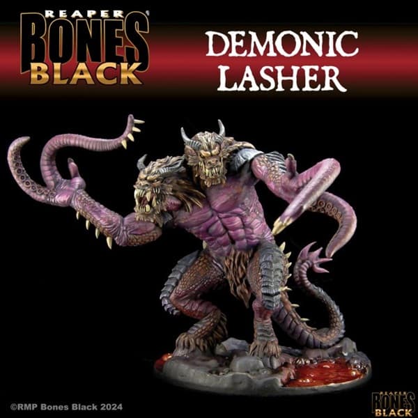 Reaper Bones Black: Demonic Lasher - Plastic Miniature Deluxe Boxed Set
