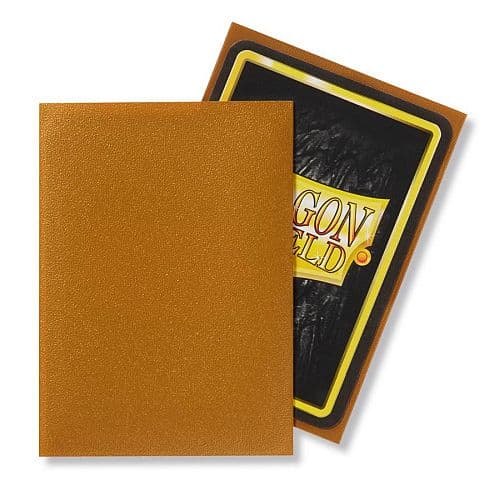 Dragon Shield Deck Protectors - Matte: Gold (Guld) - 100 lommer - Dragonshield - Sleeves #AT-11006