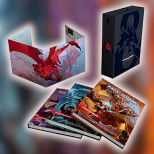 D&D 5.0/5e -  Core Rules Gift Set: Player's Handbook, Dungeon Master's Guide, Monster Manual & DM Screen (Standard Edition)