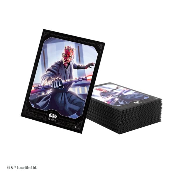 Gamegenic - Star Wars: Unlimited - Legends of the Force - Premium Art Sleeves - Darth Maul (60+1 Kortlommer)