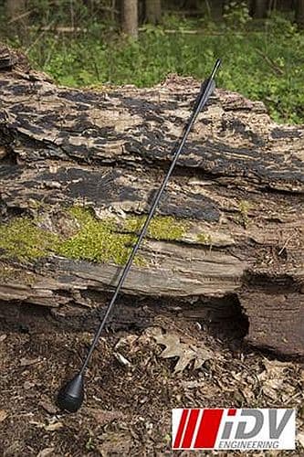 LARP Arrow - Round Head - Black/Black Sleeved -  Epic Armoury/iDV Engineering - 76cm - Liverollespil-Pil