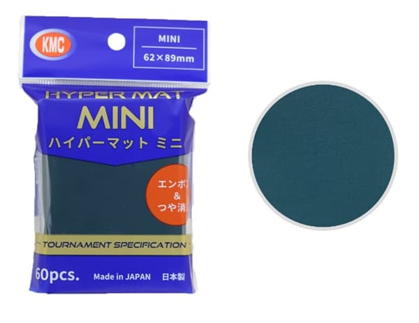 60 lommer! KMC - Hyper Mat Mini Green - Sleeves (62x89mm)