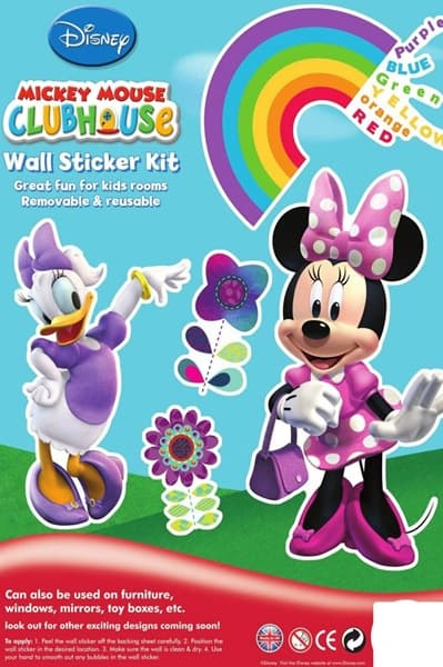 Disney: Minnie Mouse Daisy Duck Wall Stickers/Væg-Klistermærker