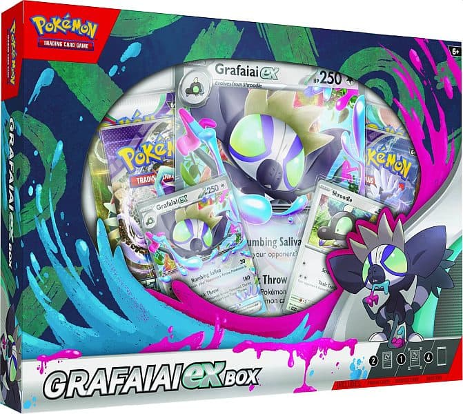 Pokemon  ex Box: Grafaiai ex (2024) (4 Boosters)