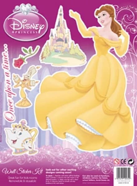Disney Princess Wall Stickers / Væg-Klistermærker