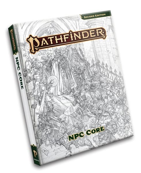 Pathfinder   2e  Grundbog - NPC Core (Sketch Edition) #PZO12007SK