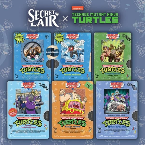 Secret Lair Drop Series (2026): Totally TubuLair Superdrop: Secret Lair x Teenage Mutant Ninja Turtles: VHS Villains (Regular)