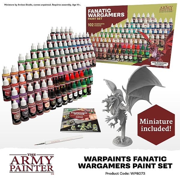 Army Painter -  Warpaints Fanatic Wargamers Paint Set - WP8073