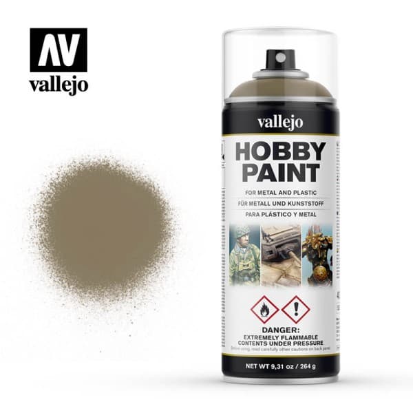 Vallejo - Hobby Paint Primer Sprays: US Khaki - 400ml