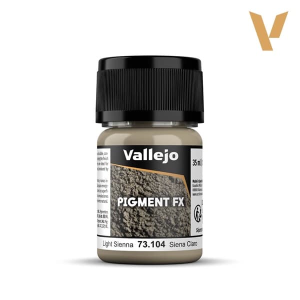 Vallejo - Pigments - Light Sienna - 35ml.