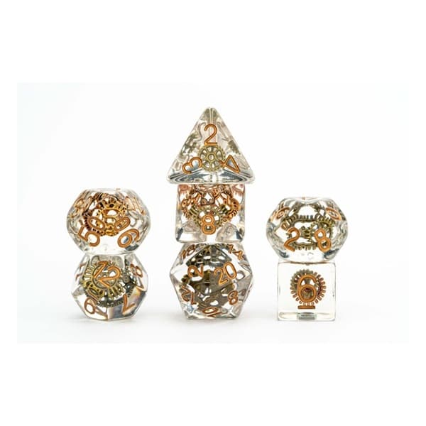 Dice - Terningesæt - 7 terninger - Fanroll: Gear Dice Set