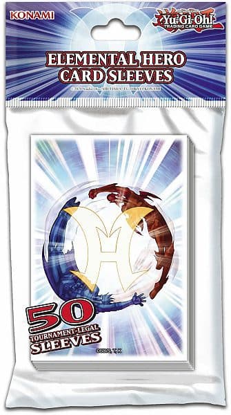 Yu-Gi-Oh StÃ¸rrelse - Konami - Elemental Hero Yugioh lommer (50 stk.) - Sleeves #YGO-EHSlvs