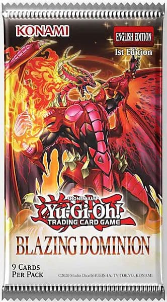 Yu-Gi-Oh! Booster Pakke Blazing Dominion Booster Pack