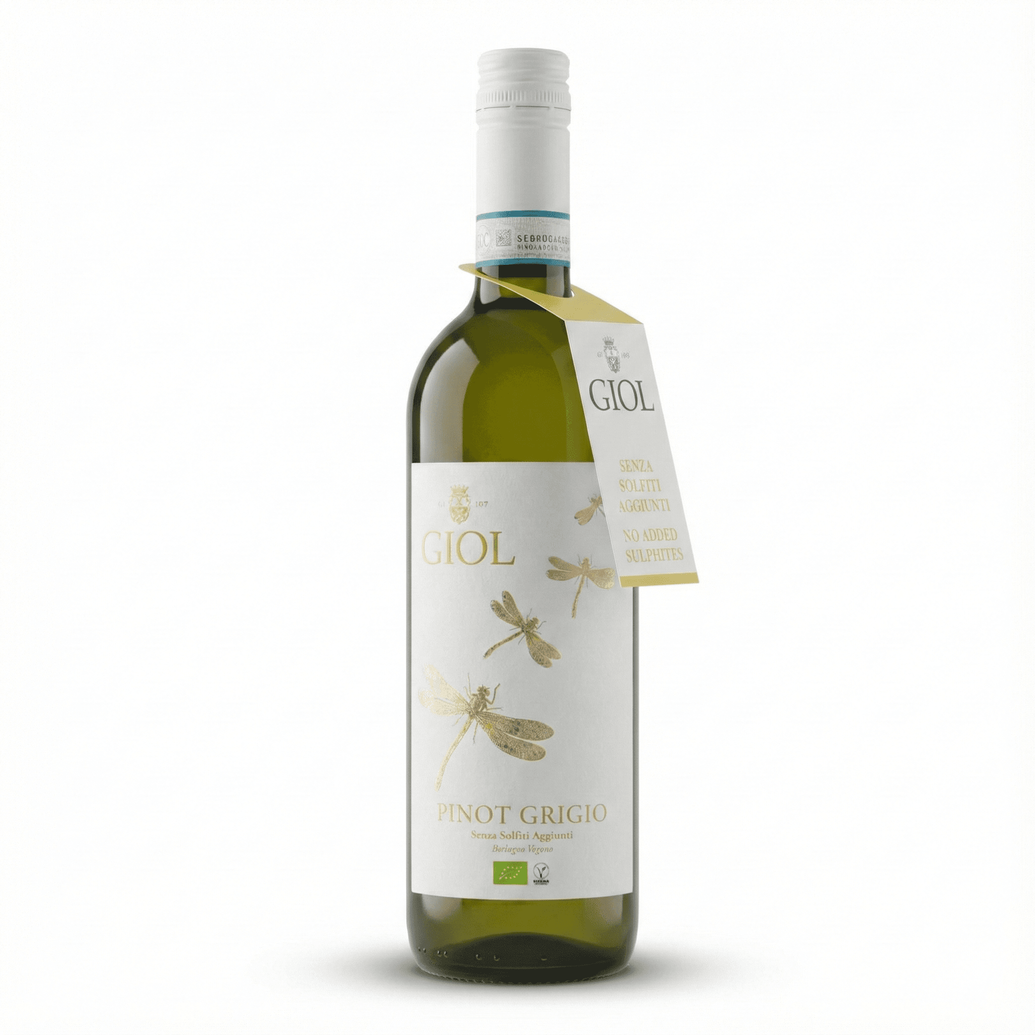 2025 Giol Pinot Grigio - Økologisk Hvidvin fra Veneto (Uden Tilsatte Sulfitter)