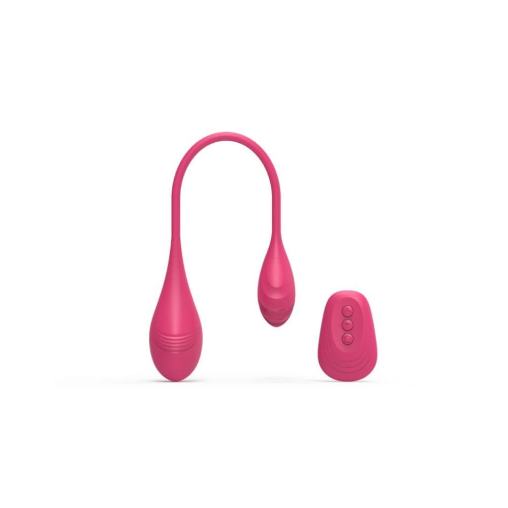 Dobbelt Vibrator Æg  (inkl. fjernbetjening)
