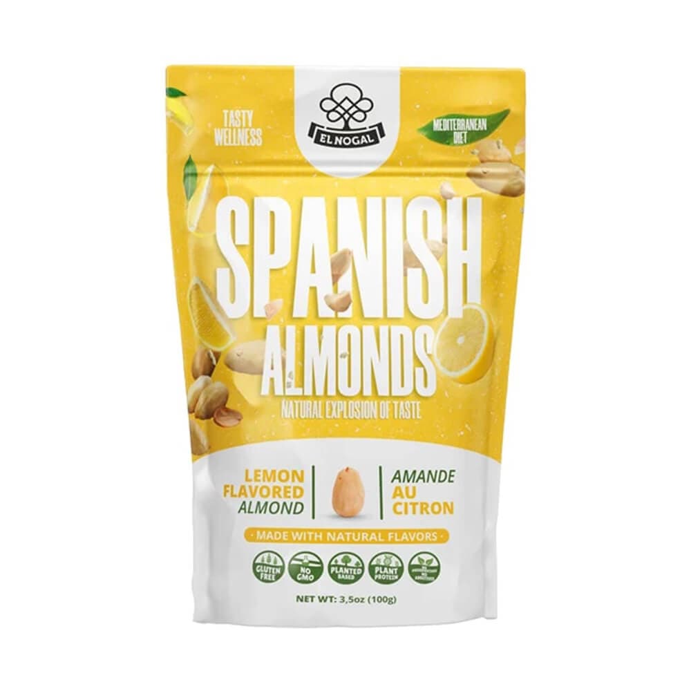 El Nogal, Spanske Mandler - Lemon 100gr. Spanske Mandler - Lemon 100gr