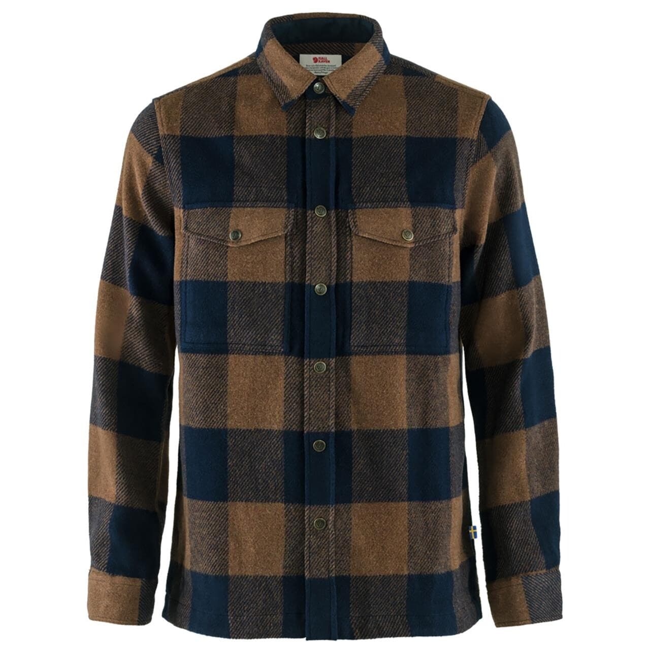 Fjällräven Mens Canada Shirt (Blå (CHESTNUT-DARK NAVY/230-555) X-large)