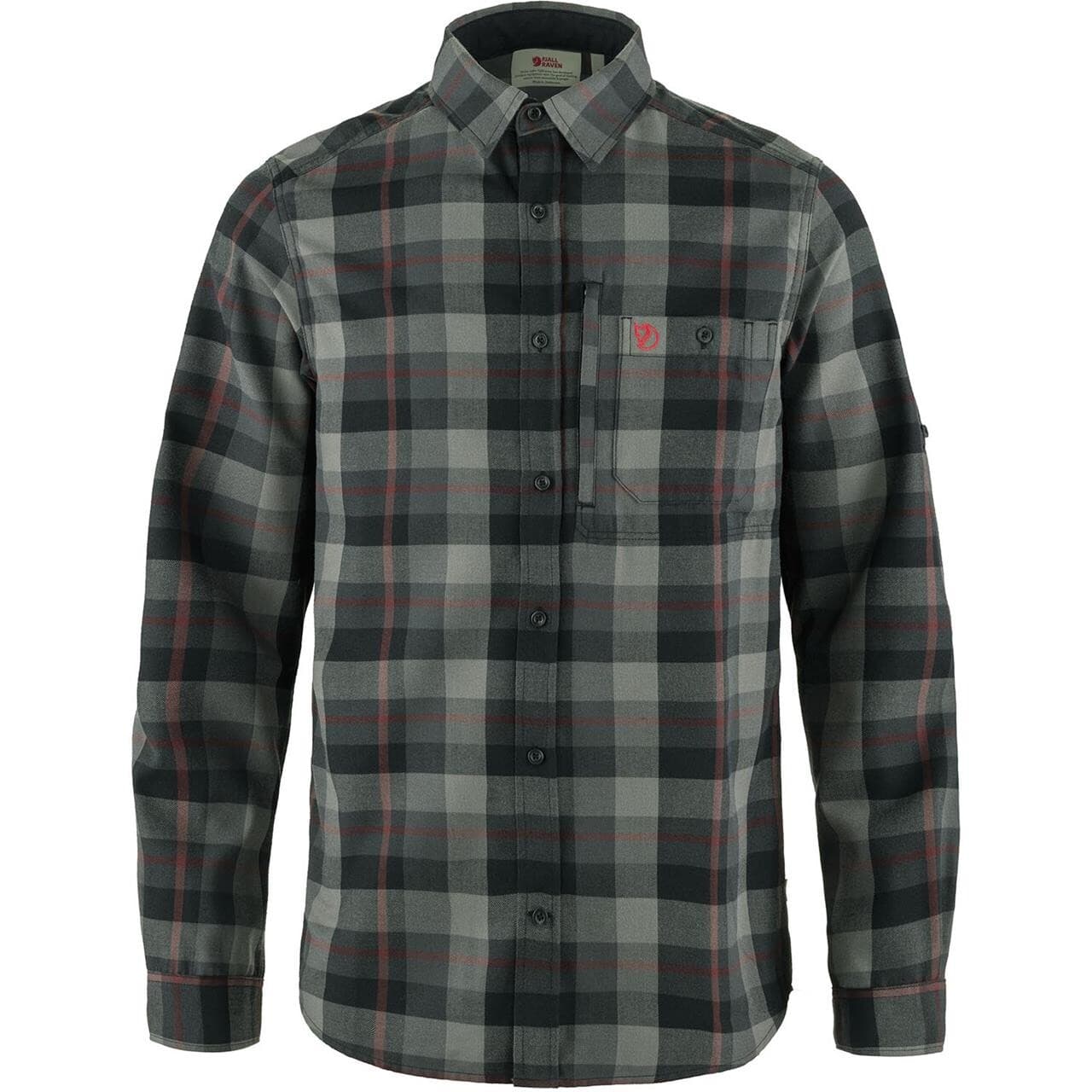 Fjällräven Mens Fjällglim Shirt (Sort (BLACK-GREY/550-020) Large)