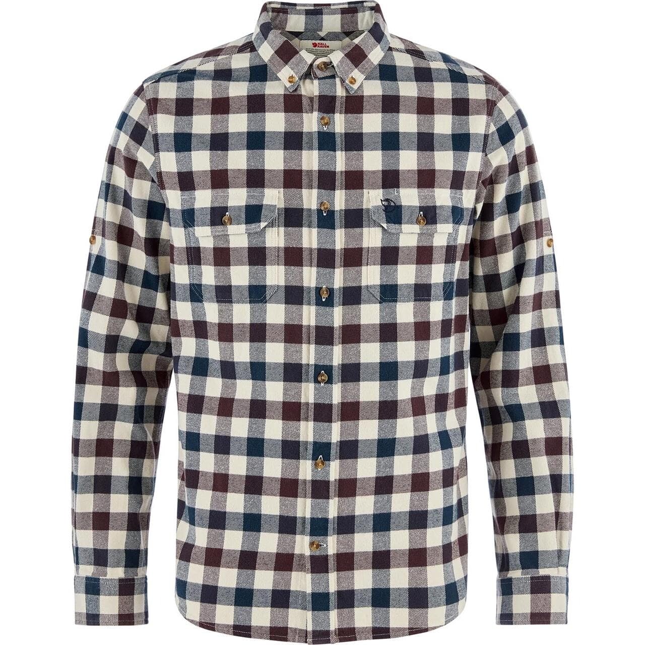 Fjällräven Mens Skog Shirt (Brun (CHALK WHITE-BLACK OAK/113-294) Small)
