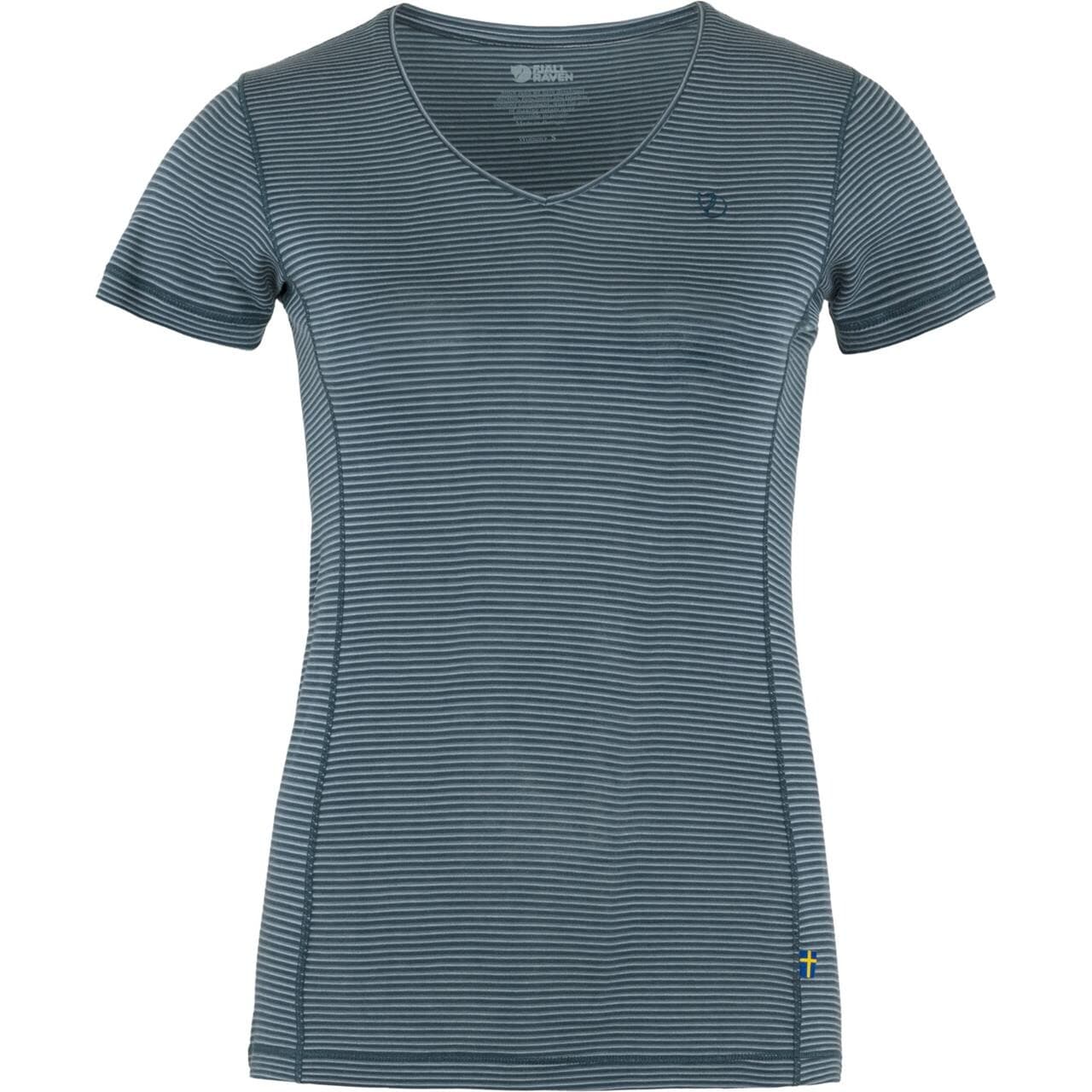 Fjällräven Womens Abisko Cool T-Shirt (Blå (INDIGO BLUE/534) X-small)
