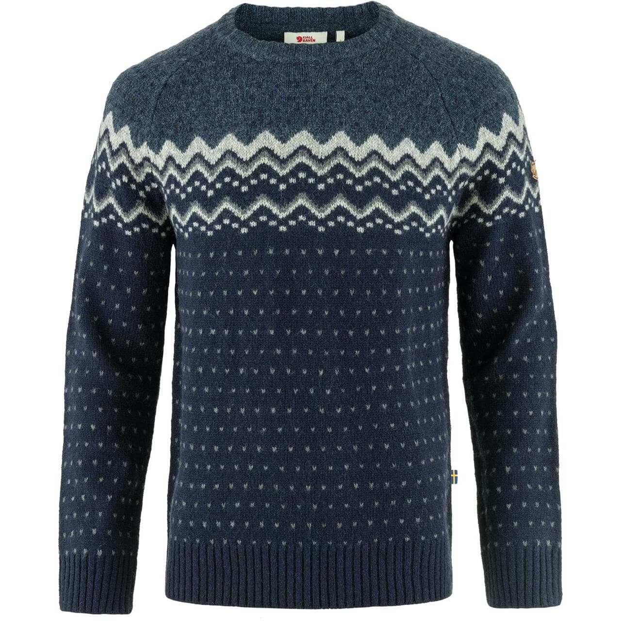 Fjällräven Mens Övik Knit Sweater (Blå (DARK NAVY-MTN BLUE/555-570) Small)