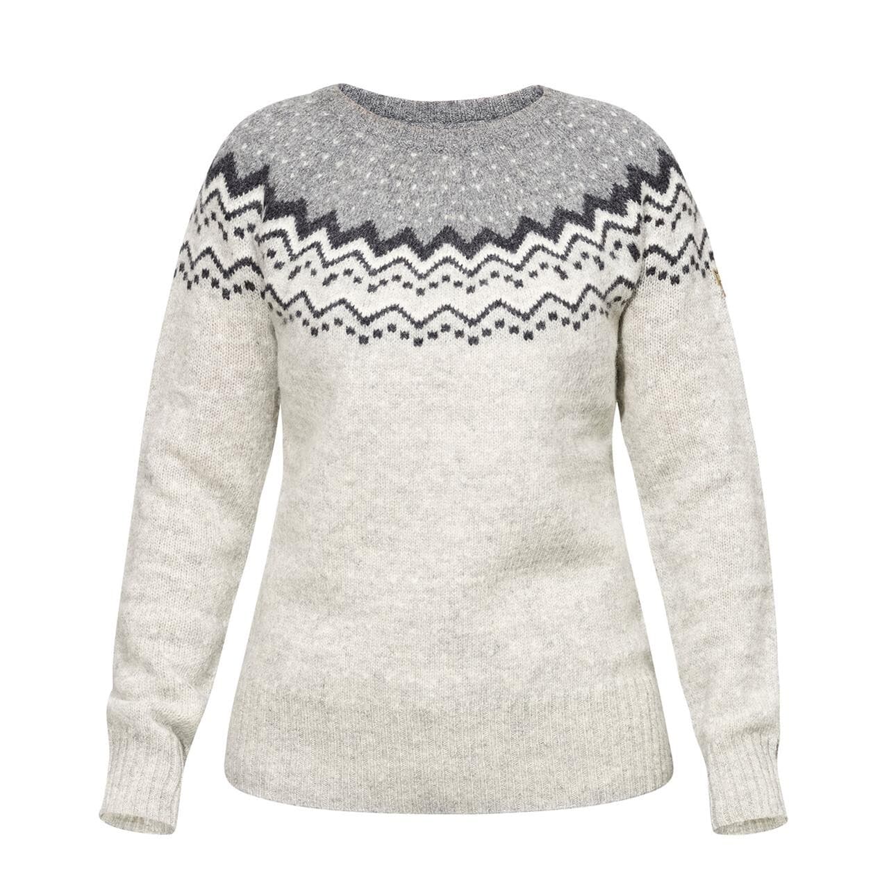 Fjällräven Womens Övik Knit Sweater (Grå (GREY/020) X-large)