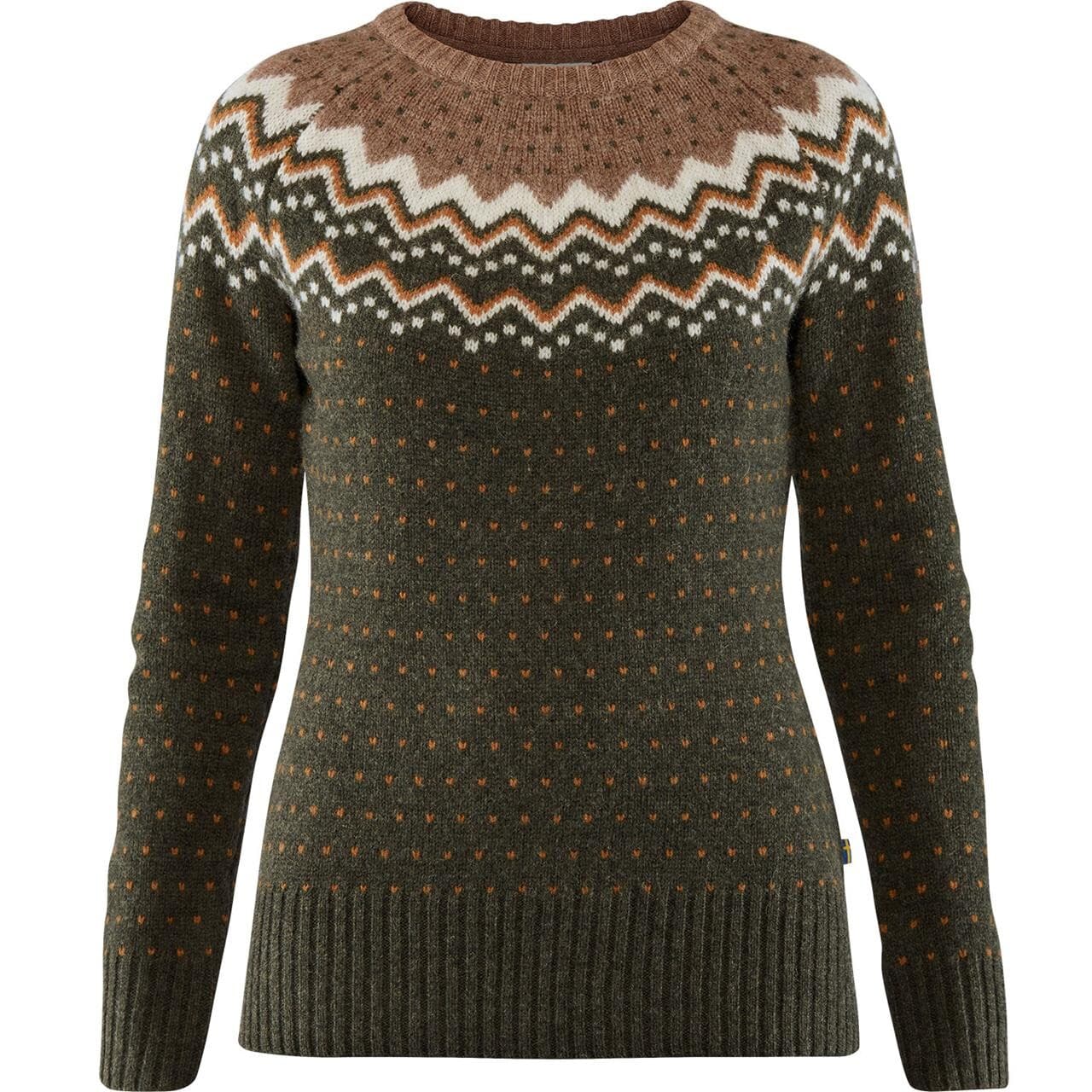 Fjällräven Womens Övik Knit Sweater (Grøn (DEEP FOREST/662) Large)