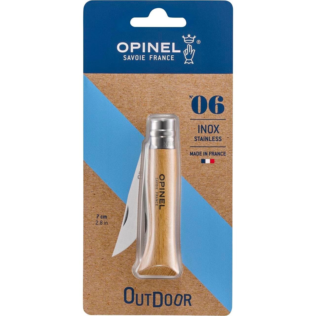 Opinel N°6 Stainless Steel Opinel (Brun (BEACHWOOD))