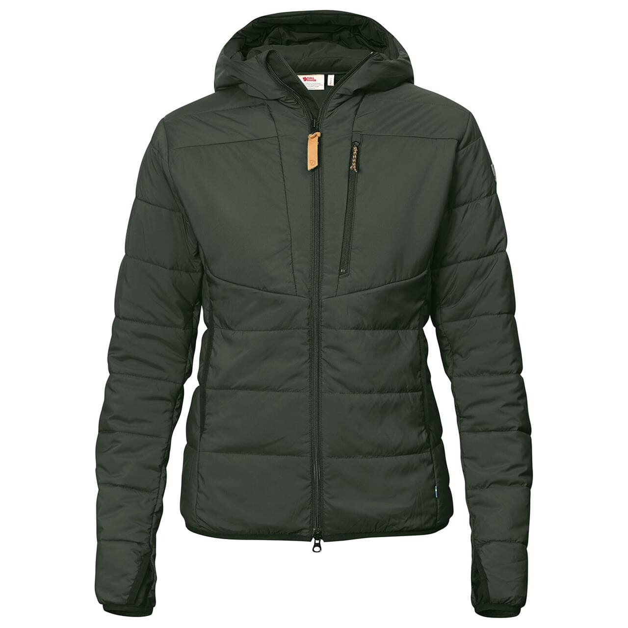 Fjällräven Womens Keb Padded Hoodie (Grøn (DEEP FOREST/662) Medium)