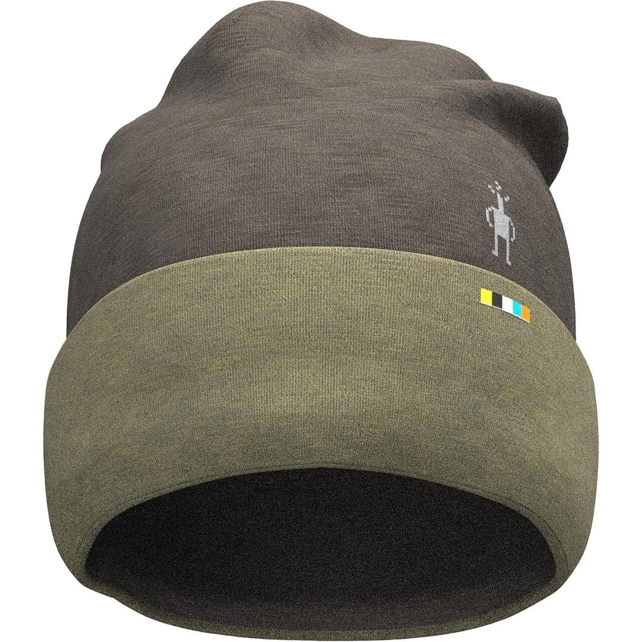 Smartwool Thermal Merino Reversible Cuffed Beanie (Grøn (NORTH WOODS HEATHER) One size)