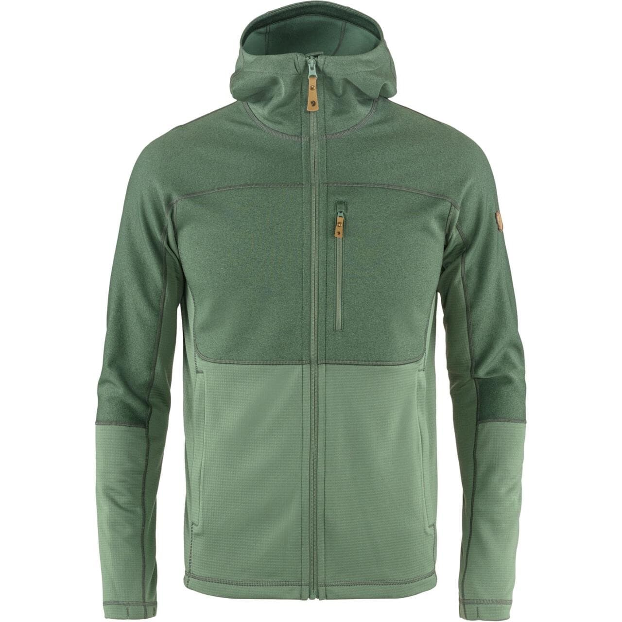 Fjällräven Mens Abisko Trail Fleece (Grøn (PATINA GREEN/614) Small)