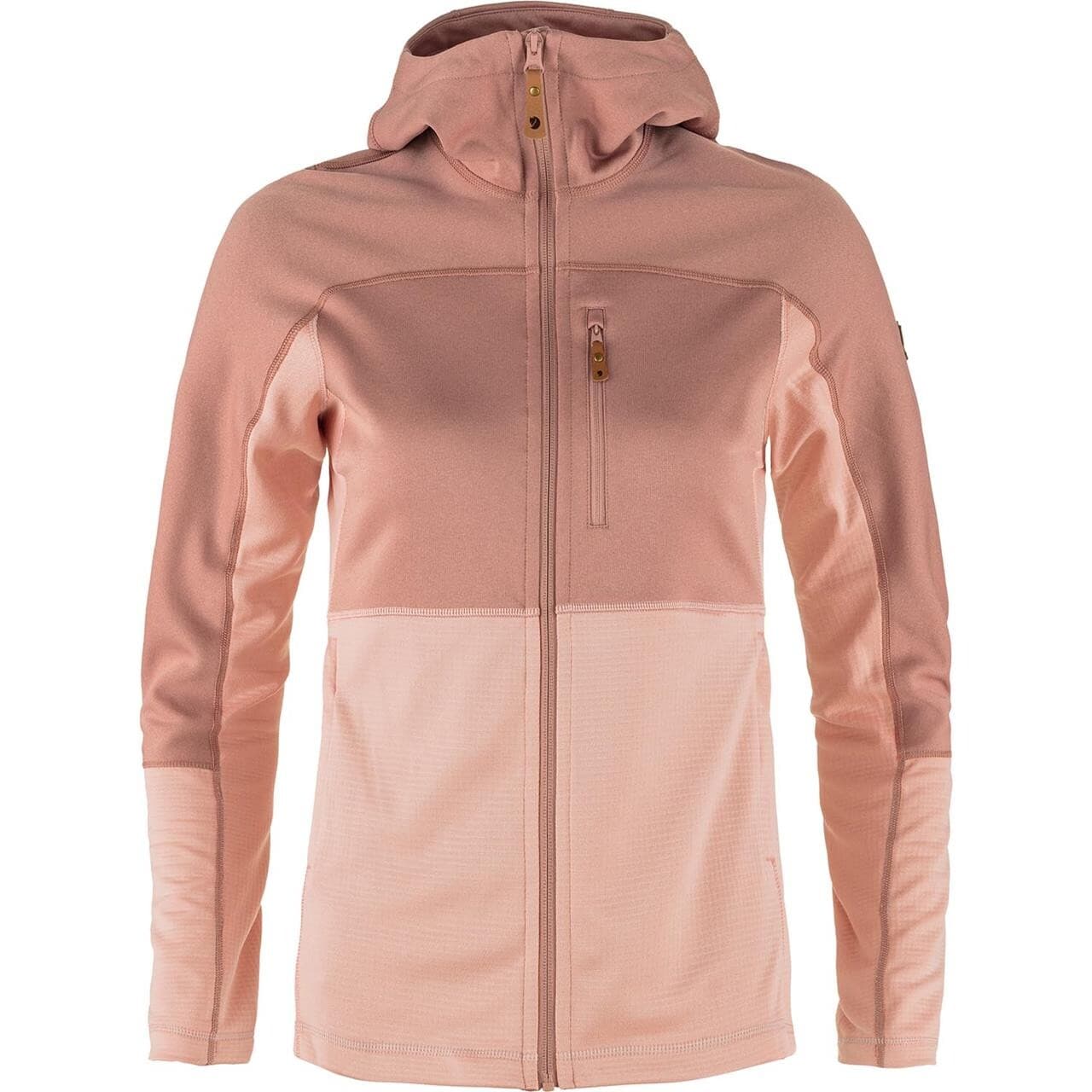 Fjällräven Womens Abisko Trail Fleece (Lyserød (CHALK ROSE-DUSTY ROSE/302-300) Small)