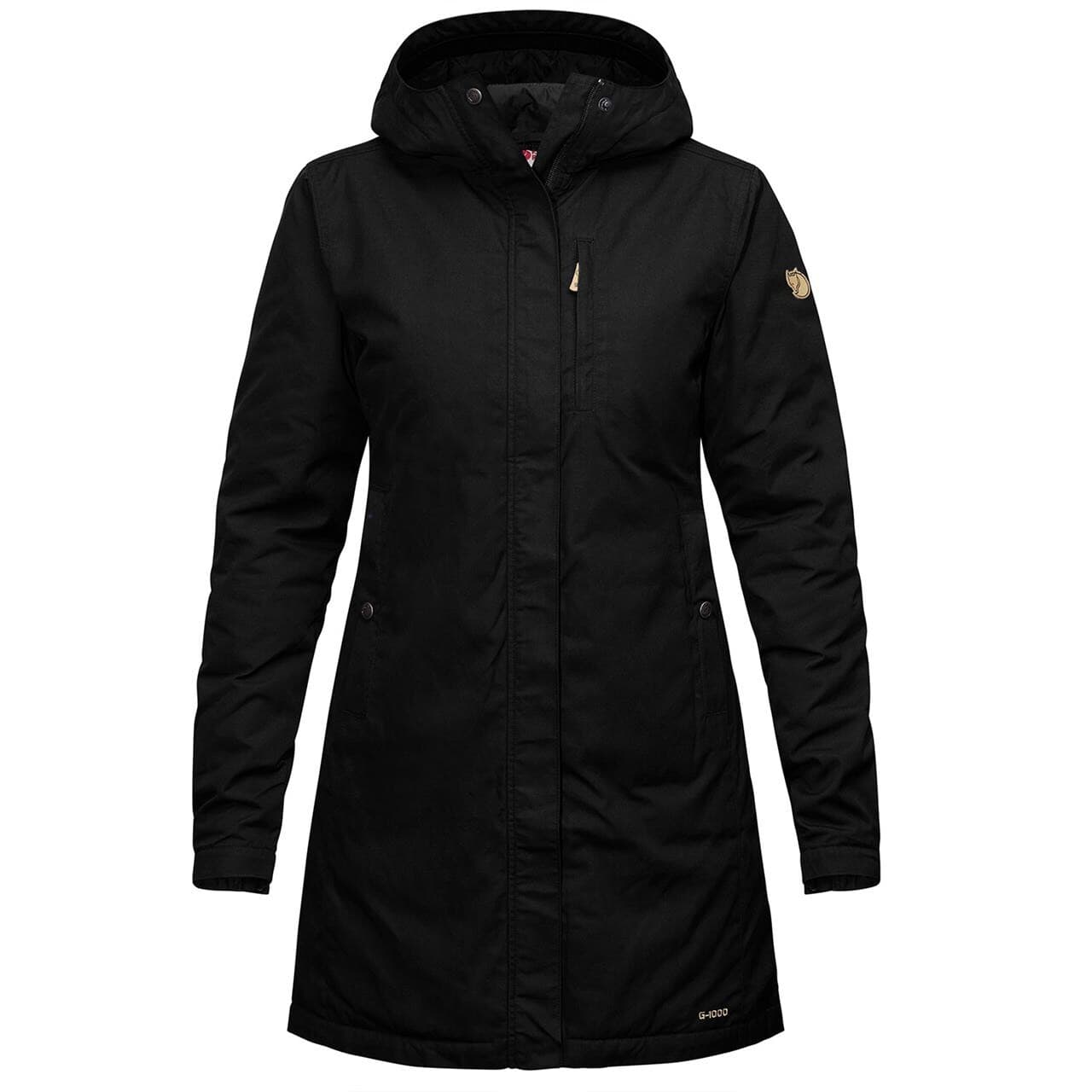Fjällräven Womens Kiruna Padded Parka (Sort (BLACK/550) Medium)