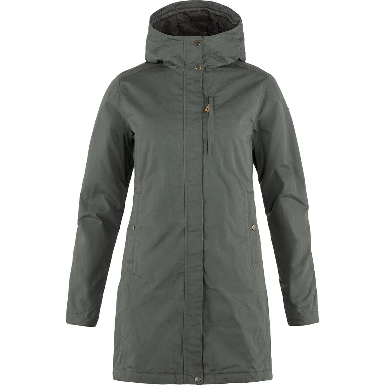 Fjällräven Womens Kiruna Padded Parka (Grå (BASALT/050) Small)