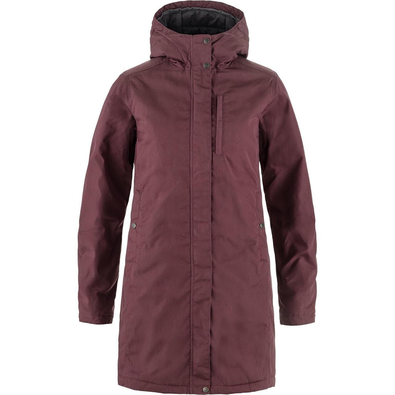 Fjällräven Womens Kiruna Padded Parka (Rød (PORT/357) XX-small)