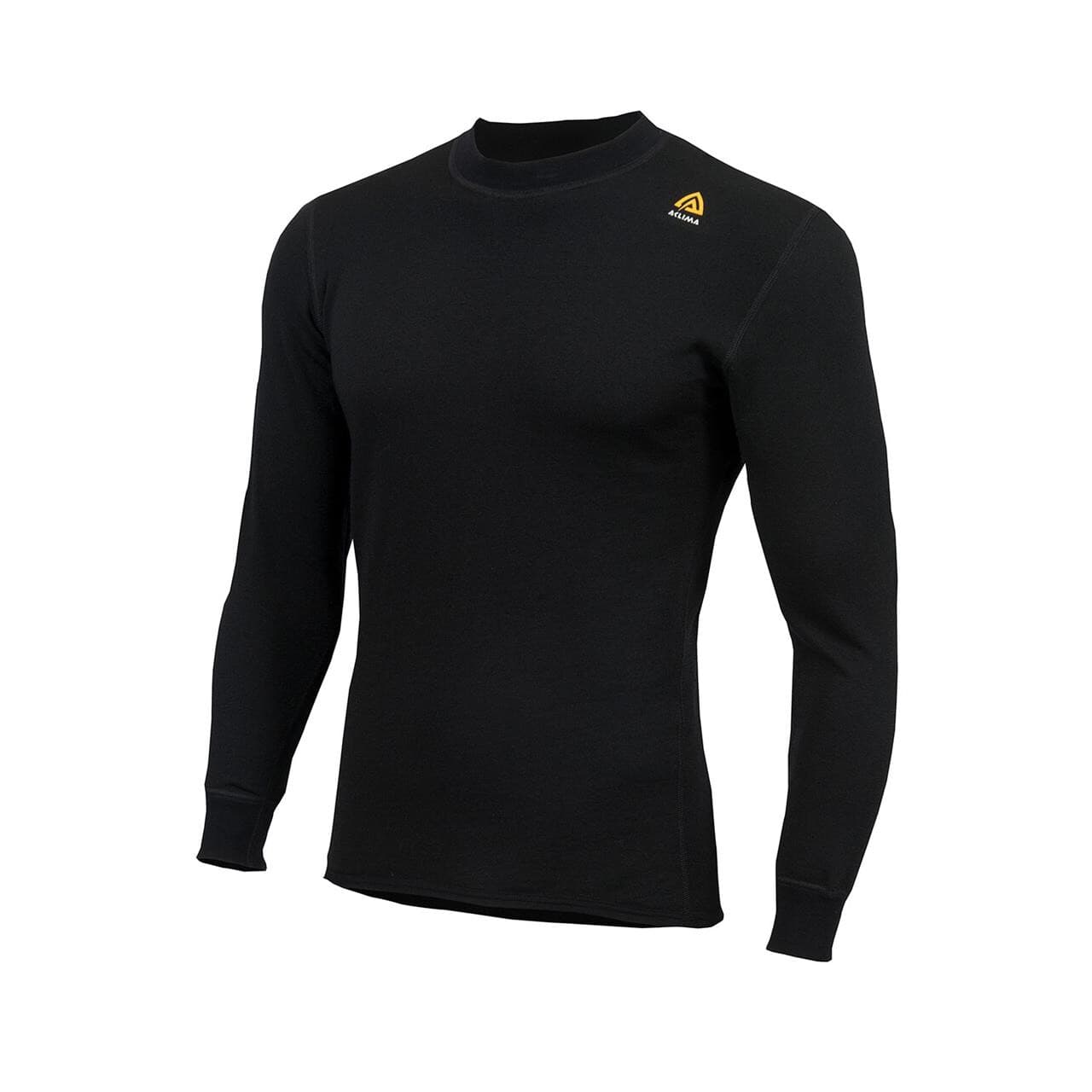 Aclima HotWool 230 g Crew Neck (Sort (JET BLACK) Medium)