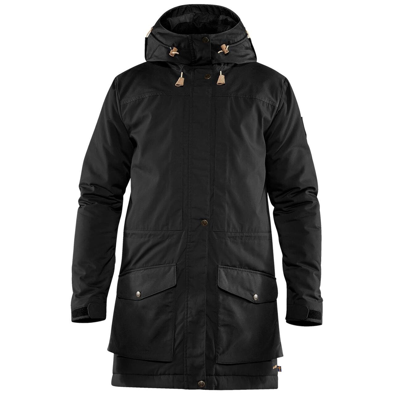 Fjällräven Mens Singi Wool Padded Parka (Sort (BLACK/550) Large)