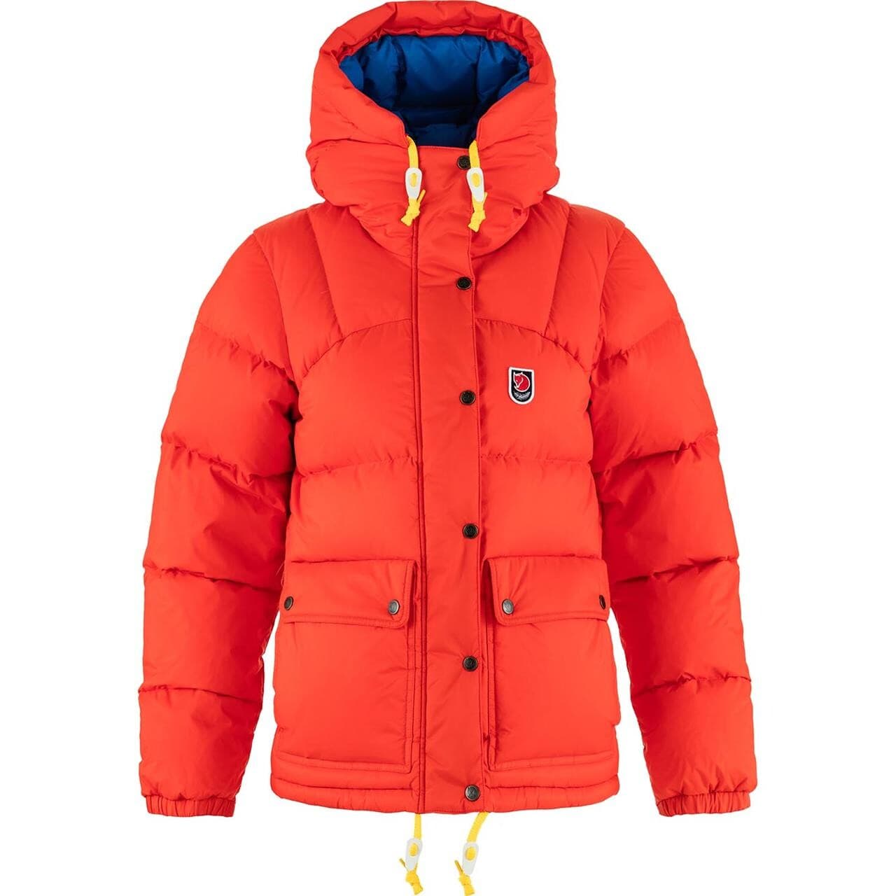 Fjällräven Womens Expedition Down Lite Jacket (Orange (FLAME ORANGE-UN BLUE/214-525) Large)