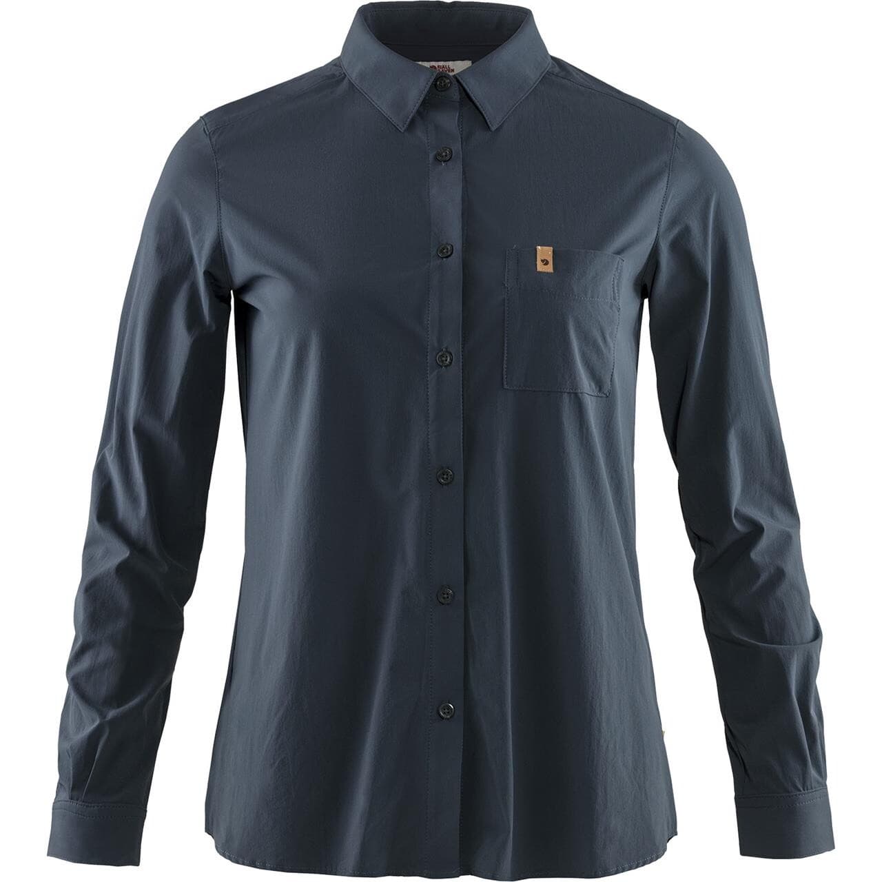 Fjällräven Womens Övik Lite Shirt L/S (Blå (NAVY/560) XX-small)