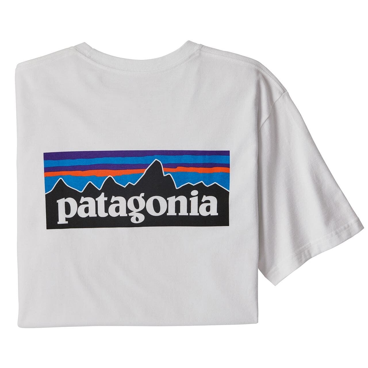 Patagonia Mens P-6 Logo Responsibili-Tee (Hvid (WHITE) Small)