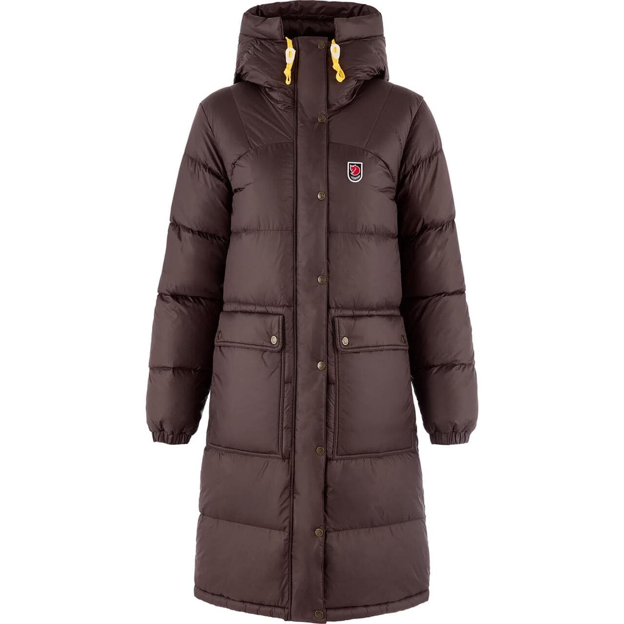 Fjällräven Womens Expedition Long Down Parka (Brun (BLACK OAK/294) Medium)