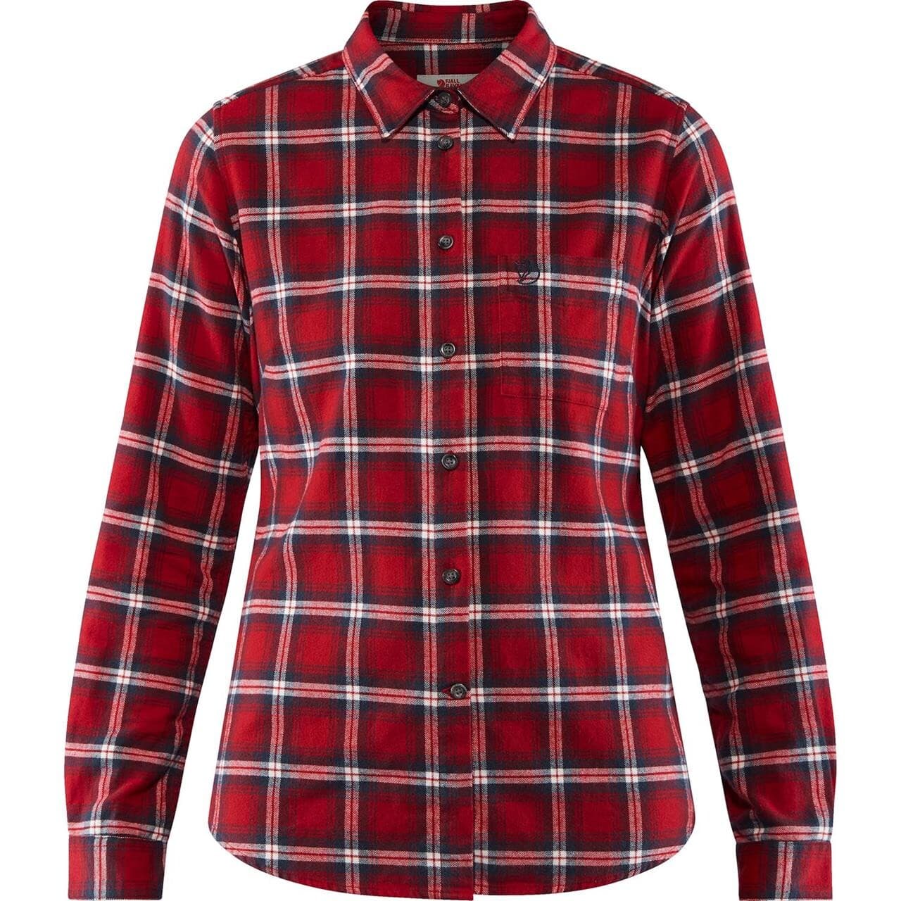 Fjällräven Womens Övik L/S Flannel Shirt (Rød (DEEP RED/325) Large)